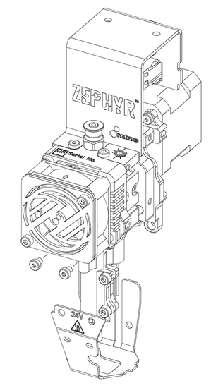 Zephyr Hotend Cover Removal