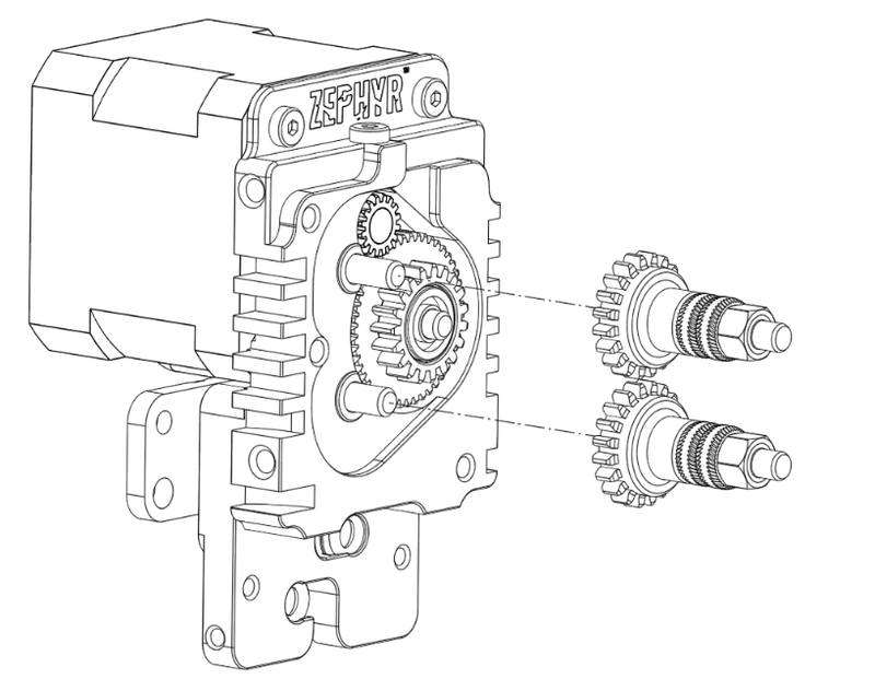 Zephyr Extrusion Wheel Removal