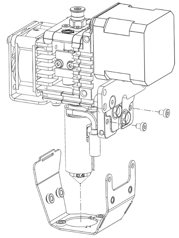 Zephyr Hotend Cover Removal