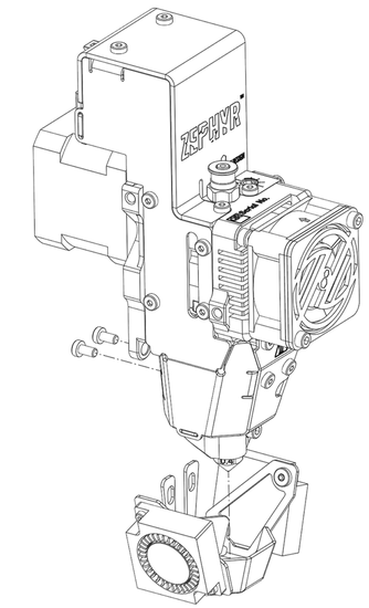 Zephyr Part Cooling Removal