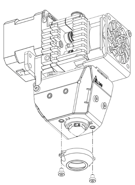 Zephyr - Removing the Nozzle Shield