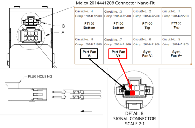 Zephyr Part Cooling Installation - Part Cooling Installation - Insert Crimp