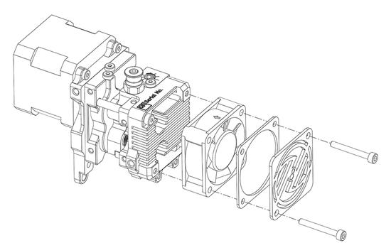 Zephyr System Cooling Fan Removal